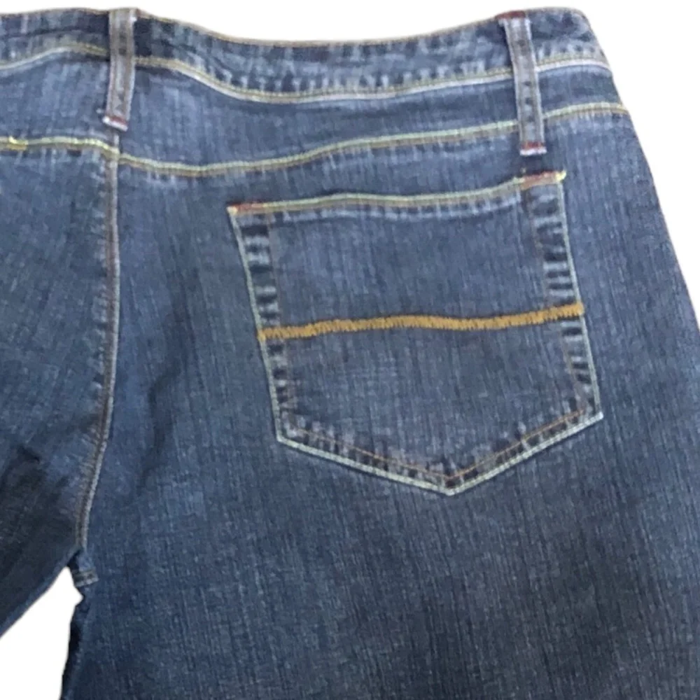 Vintage Carolina Blue Women's Denim Stretch Denim Capri Pants Size 18
